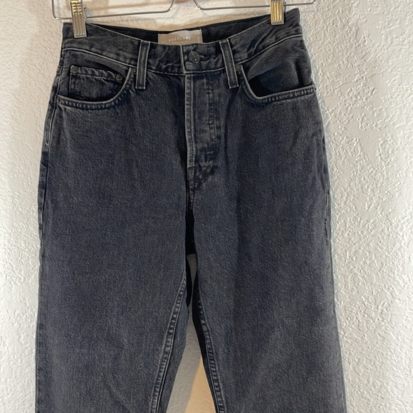 EVERLANE The ’90s Cheeky Denim Jean ORGANIC Cotton Size 24 Ankle NEW - Picture 4 of 16
